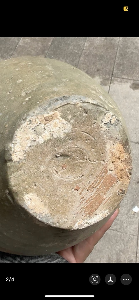 古玩陶瓷越窯系青瓷執壺真品鑒賞圖