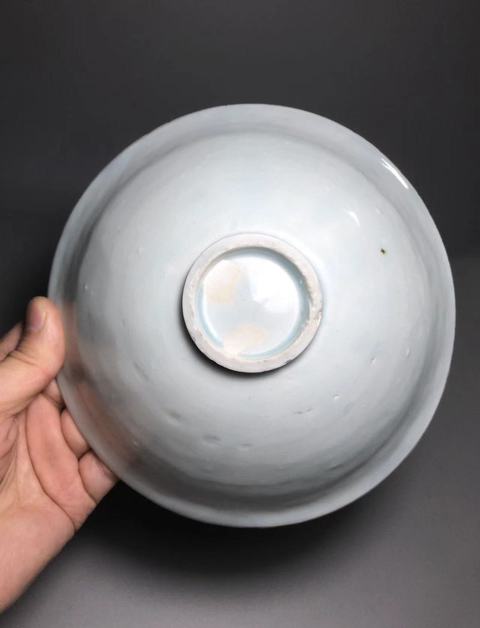 古玩陶瓷青白釉娃娃碗真品鑒賞圖