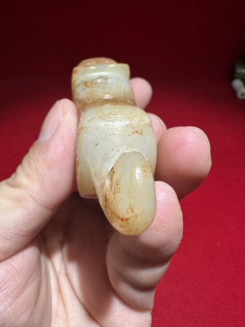 古玩玉器玉虎型件真品鑒賞圖