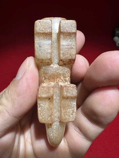 古玩玉器玉虎型件真品鑒賞圖