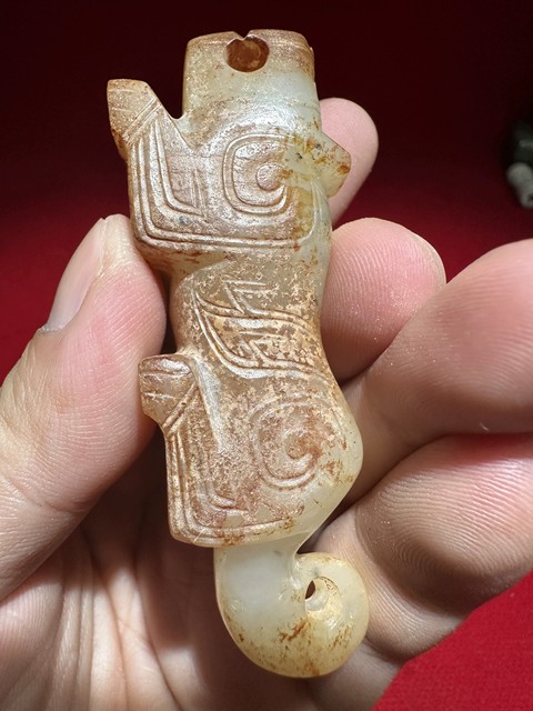 古玩玉器玉虎型件真品鑒賞圖