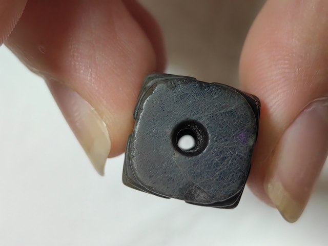古玩玉器仿古玉琮型勒子真品鑒賞圖