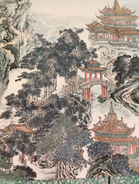古玩字畫錢塘觀潮真品鑒賞圖