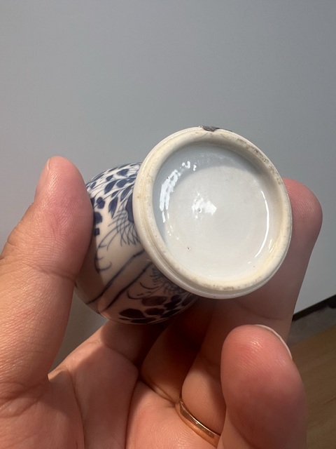 古玩陶瓷青花小將軍罐真品鑒賞圖