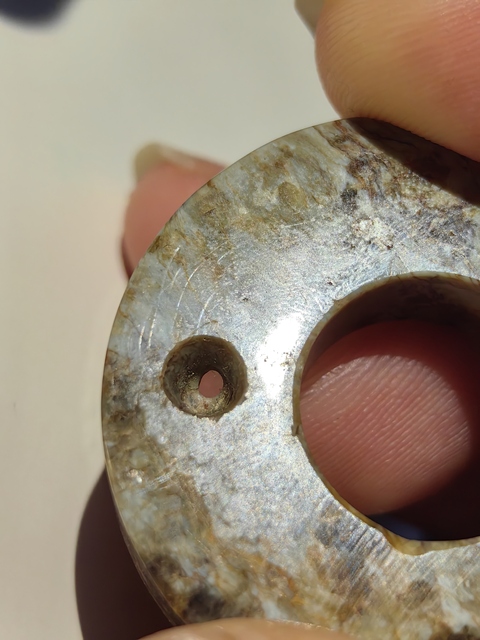 古玩玉器仿古玉玦真品鑒賞圖