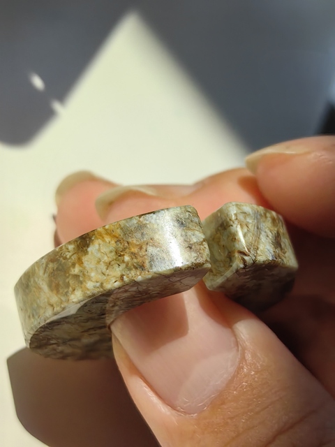 古玩玉器仿古玉玦真品鑒賞圖