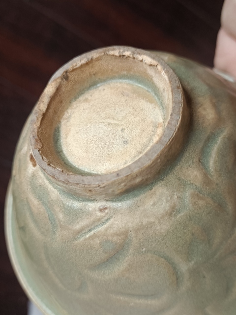 古玩陶瓷北宋耀州窯外刻花盞拍賣，當前價格2600元
