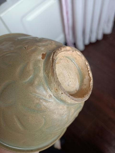古玩陶瓷北宋耀州窯外刻花盞拍賣，當前價格2600元