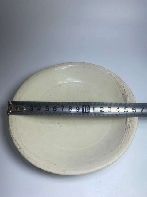 古玩陶瓷定窯白瓷盤真品鑒賞圖