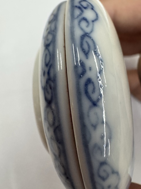 古玩陶瓷青花花鳥紋印盒拍賣,當前價格23000元