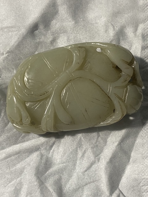 古玩玉器青白玉洗真品鑒賞圖