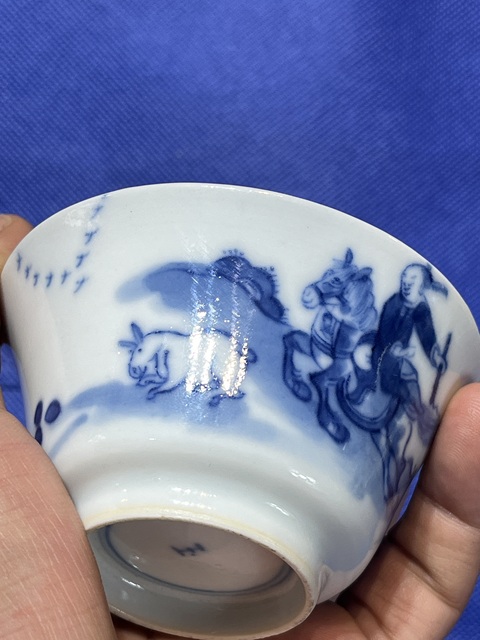 古玩陶瓷青花杯真品鑒賞圖