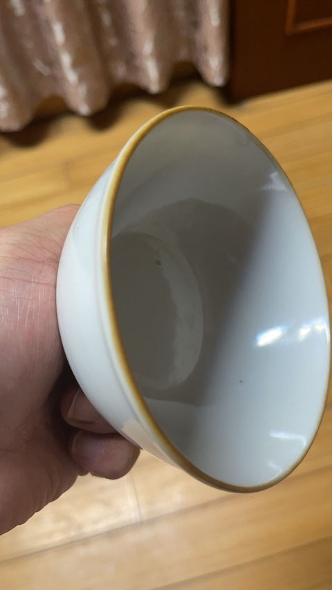 古玩陶瓷白釉小碗真品鑒賞圖