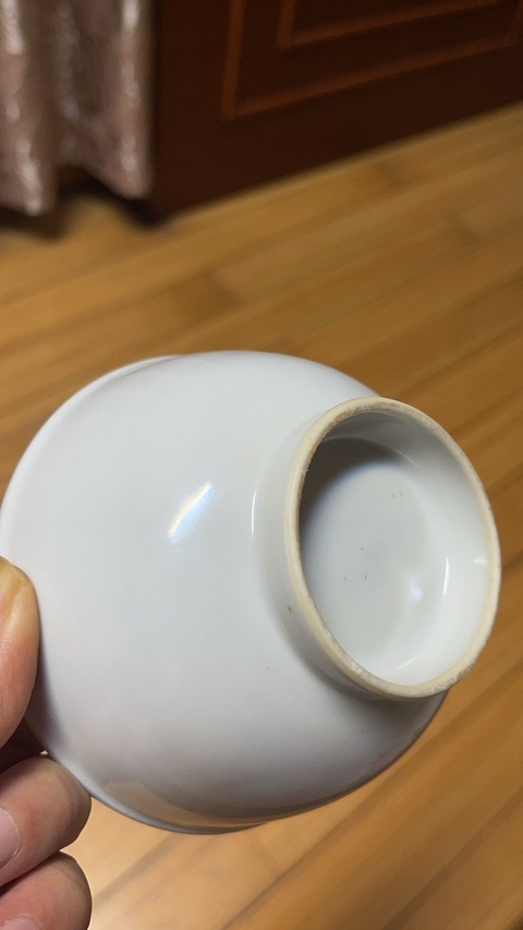 古玩陶瓷白釉小碗真品鑒賞圖