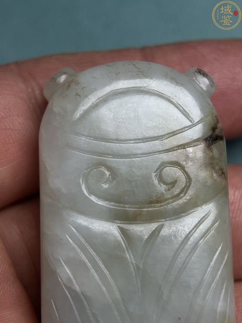 古玩玉器玉佩蟬真品鑒賞圖