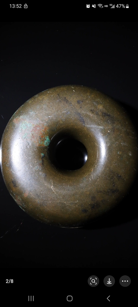 古玩銅器清代搖鈴真品鑒賞圖