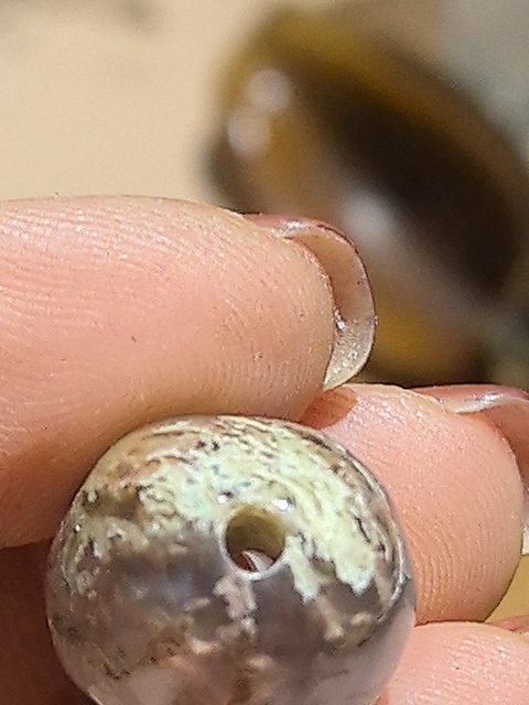 古玩玉器瑪瑙珠真品鑒賞圖