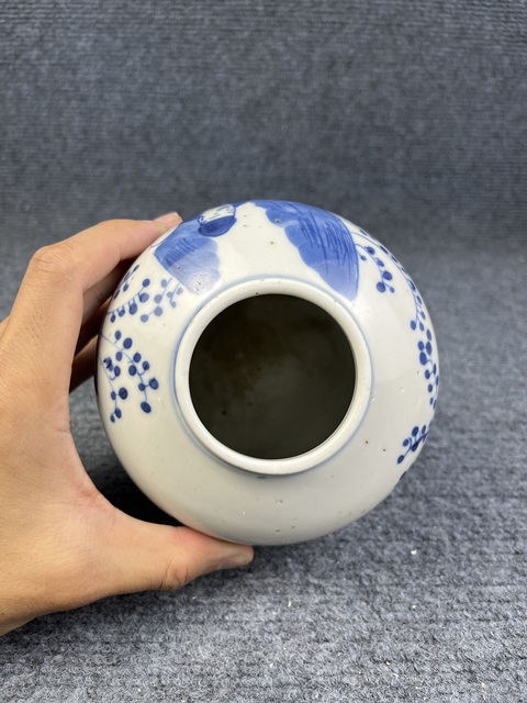 古玩陶瓷青花人物故事紋罐拍賣，當(dāng)前價(jià)格1688元