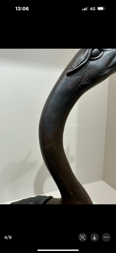 古玩銅器鴨熏真品鑒賞圖