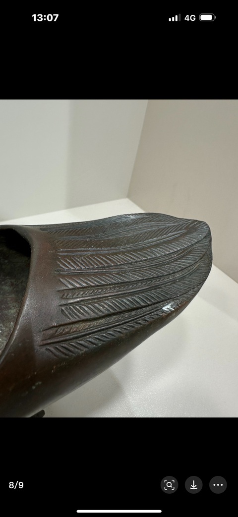 古玩銅器鴨熏真品鑒賞圖