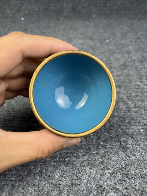 古玩雜項(xiàng)景泰藍(lán)杯子真品鑒賞圖