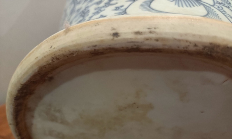 古玩陶瓷纏枝花囍字紋將軍罐真品鑒賞圖