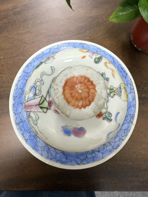 古玩陶瓷粉彩將軍罐真品鑒賞圖