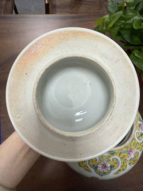 古玩陶瓷粉彩將軍罐真品鑒賞圖