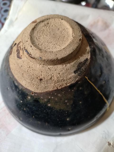 古玩陶瓷福清窯黑釉茶盞真品鑒賞圖