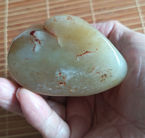 古玩玉器天然岫玉雕件真品鑒賞圖