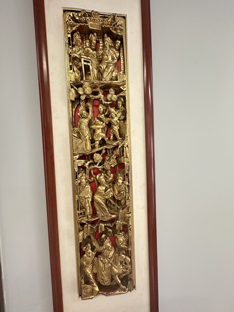 古玩雜項金漆木雕真品鑒賞圖