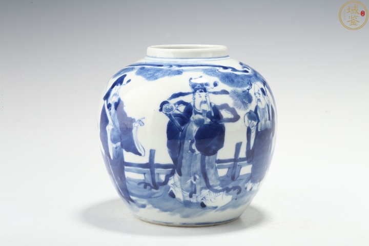 古玩陶瓷(保真卡)清晚·青花福祿壽三星人物紋罐拍賣(mài),當(dāng)前價(jià)格5888元