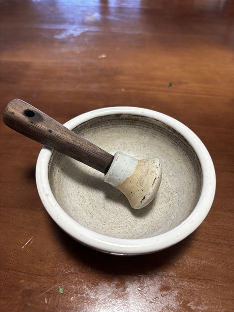 古玩陶瓷青花山水紋藥搏真品鑒賞圖