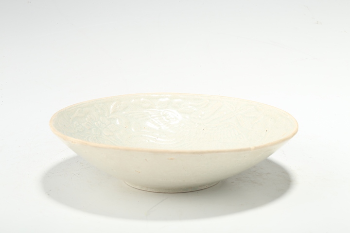 古玩陶瓷宋代·青白釉模印鳳凰牡丹紋碗真品鑒賞圖