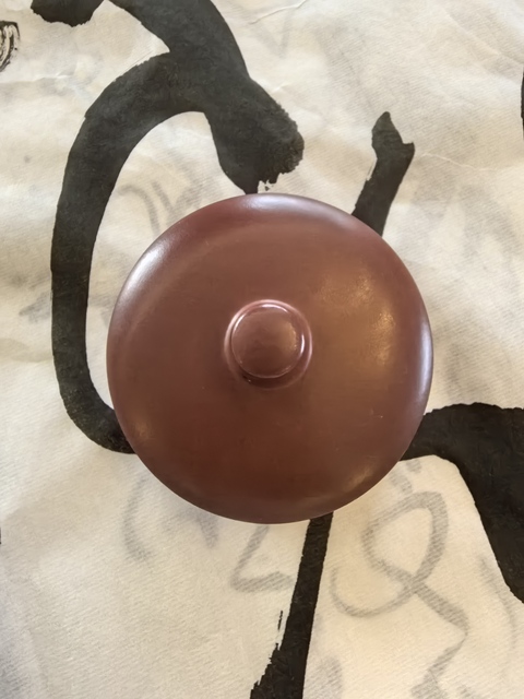 古玩陶瓷紫砂洞石茅屋詩文茶壺真品鑒賞圖