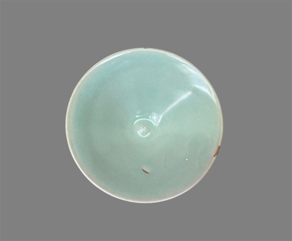 古玩陶瓷龍泉窯斗笠盞真品鑒賞圖