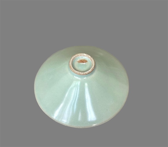 古玩陶瓷龍泉窯斗笠盞真品鑒賞圖