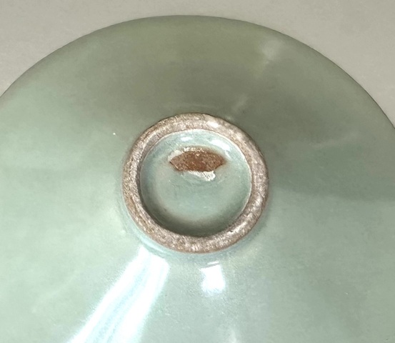 古玩陶瓷龍泉窯斗笠盞真品鑒賞圖