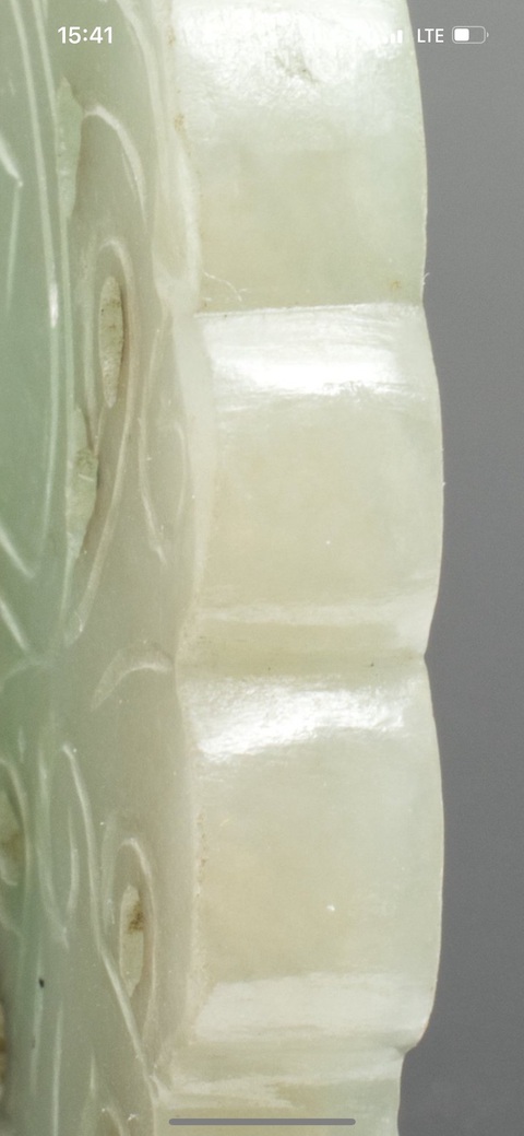古玩玉器翡翠鎖真品鑒賞圖