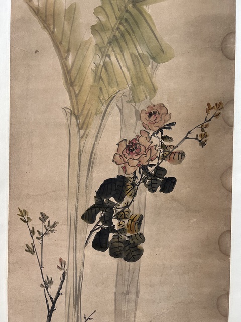 古玩字畫椒花獻瑞真品鑒賞圖