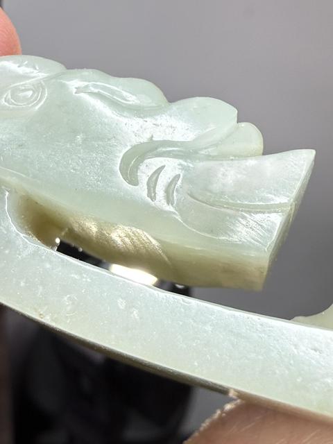 古玩玉器龍鉤真品鑒賞圖