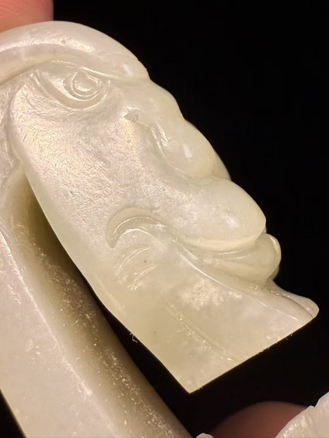古玩玉器龍鉤真品鑒賞圖