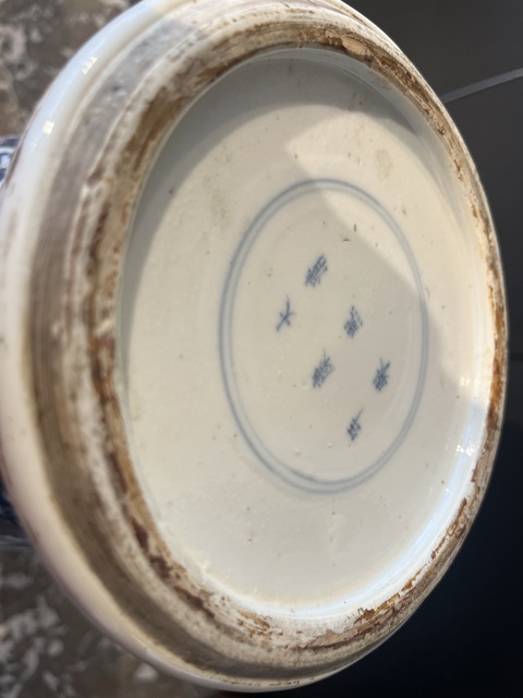 古玩陶瓷青花鳳尾尊真品鑒賞圖