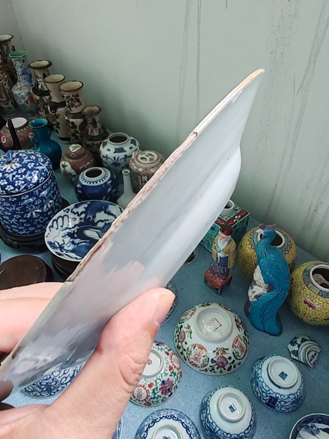 古玩陶瓷清雍正時期粉彩花卉紋盤拍賣,當前價格1880元