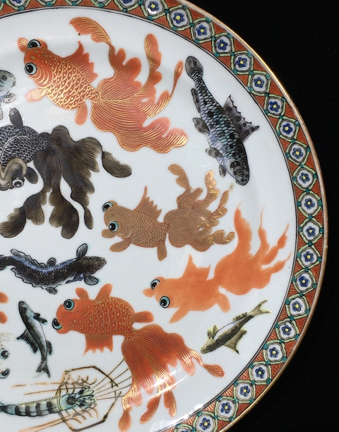 古玩陶瓷金玉滿堂盤真品鑒賞圖