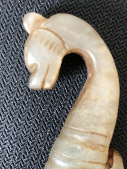 古玩玉器和田玉雕“龍首帶鉤”拍賣,當前價格150元