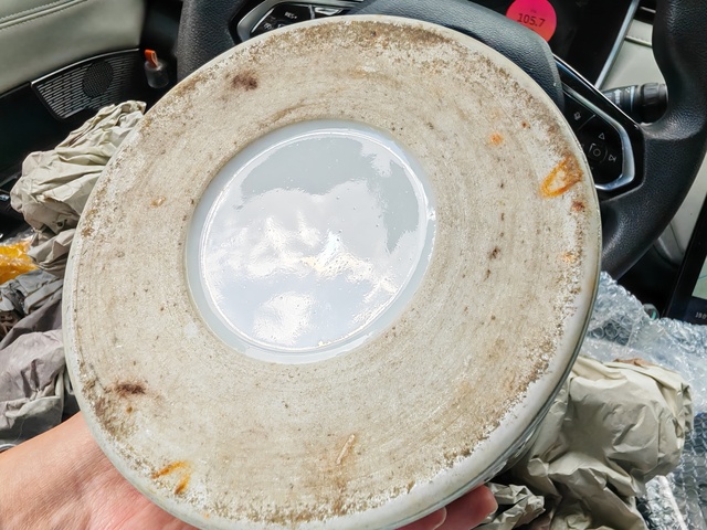 古玩陶瓷粉彩人物故事帽筒真品鑒賞圖