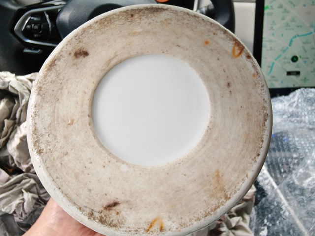 古玩陶瓷粉彩人物故事帽筒真品鑒賞圖