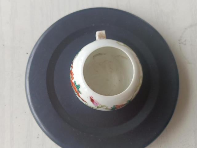 古玩陶瓷粉彩瓜瓞綿綿圖鳥食罐真品鑒賞圖
