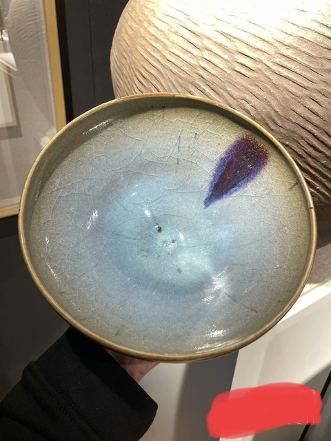 古玩陶瓷元鈞真品鑒賞圖
